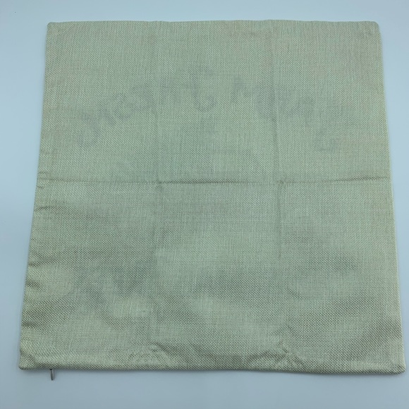 Decorative Pillowcase Burlap Tan Red Green Merry Christmas Holiday Truck Tree - Picture 5 of 6